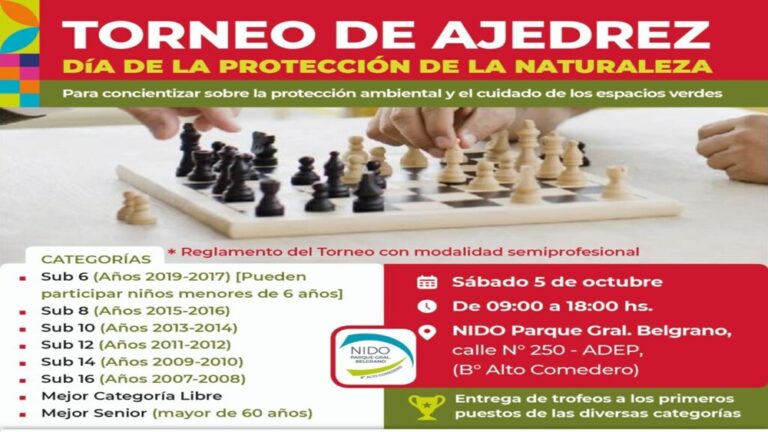 Torneo municipal de ajedrez