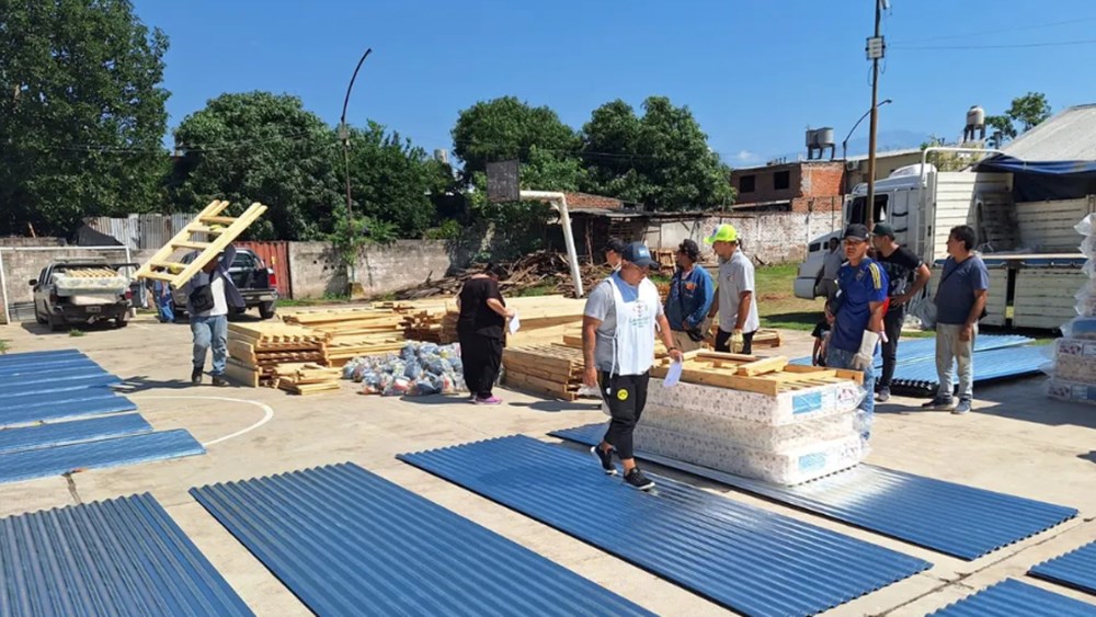 Asistencia a familias de Libertador San Martín