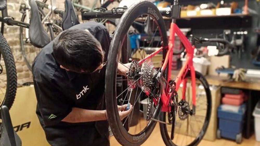 Taller para mantener bicicletas