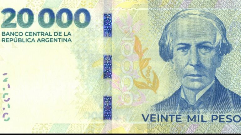 Nuevo billete de 20 mil