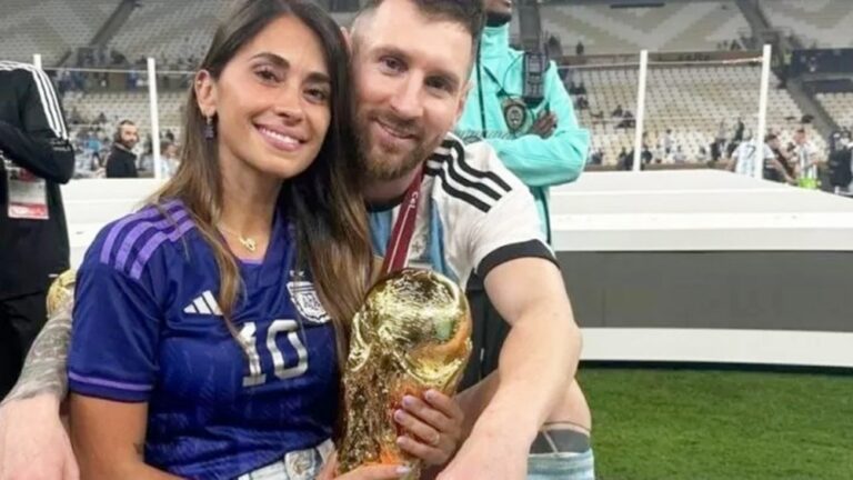 Messi y Antonella