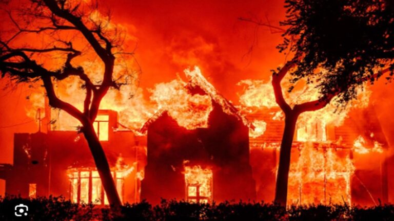 Los terribles incendios en California