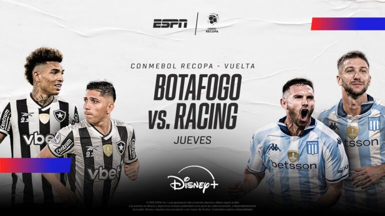 Recopa: Botafogo recibe a Racing