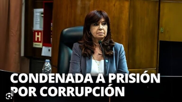 Cristina Kirchner, condenada