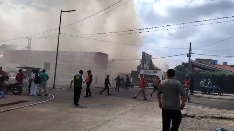 Incendio en Supermercado Comodín