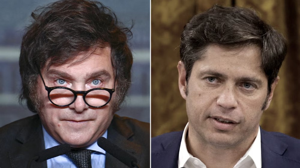 Javier Milei y Axel Kicillof