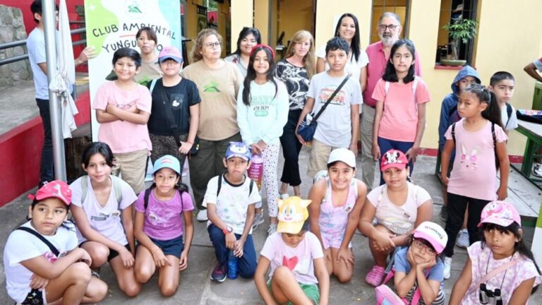 Niños de las yungas visitaron el Parque Botánico