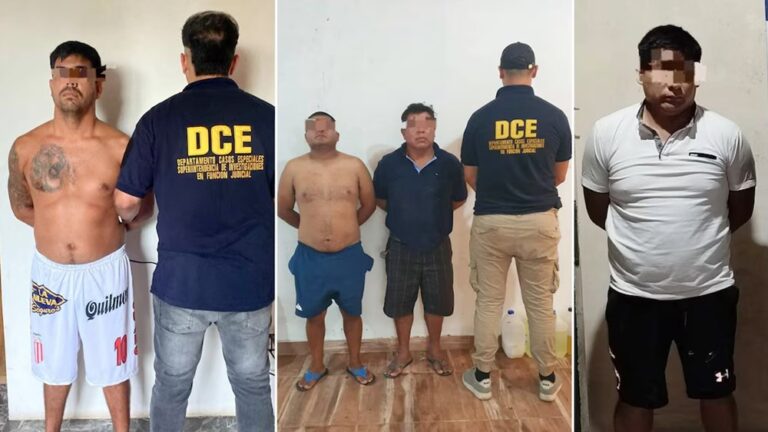 Narcos peruanos detenidos en Argentina