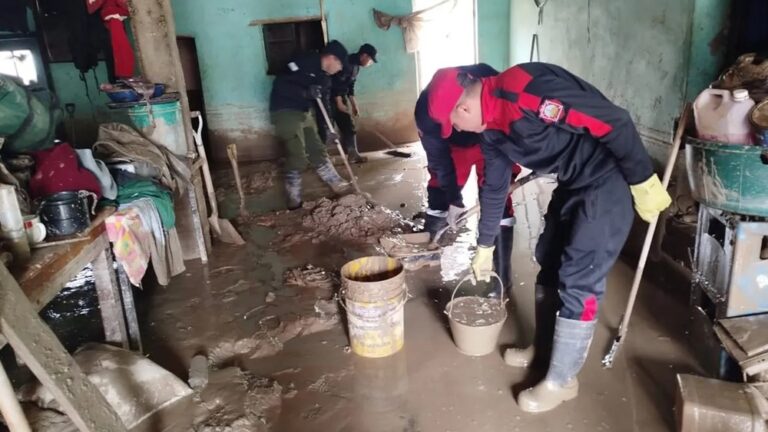 Asistencia a víctimas del temporal